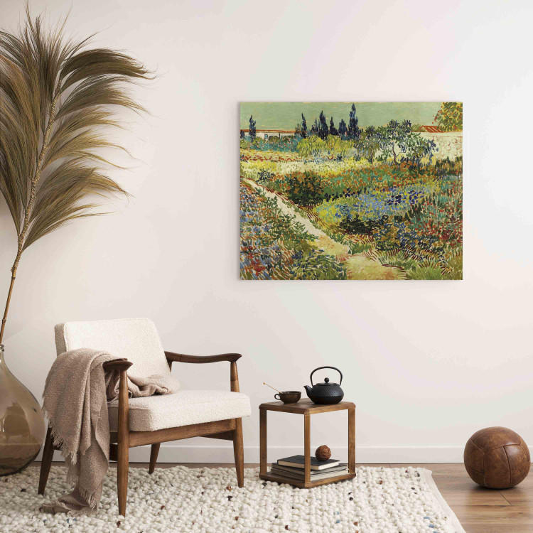 Art Reproduction Flowering Garden with Path  159736 additionalImage 5