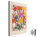 Canvas Pink Bouquet - A Minimalist Composition Inspired by the Style of Matisse 159936 additionalThumb 8