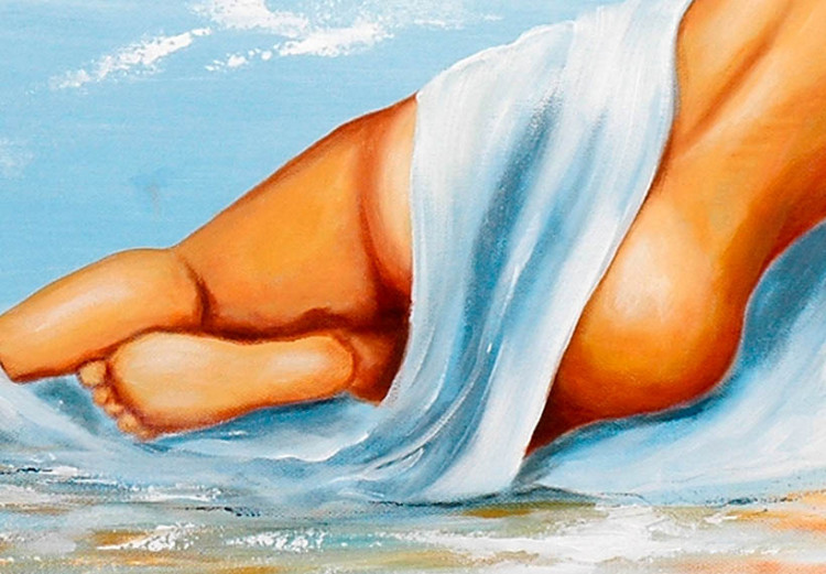 Canvas Print Nude on the seashore - figure of a naked woman on the beach 47536 additionalImage 3