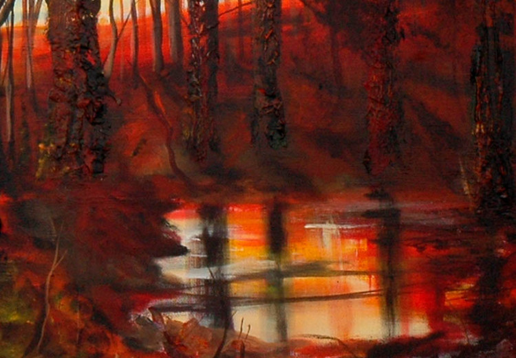 Canvas Art Print Sunrise over forest 49536 additionalImage 2