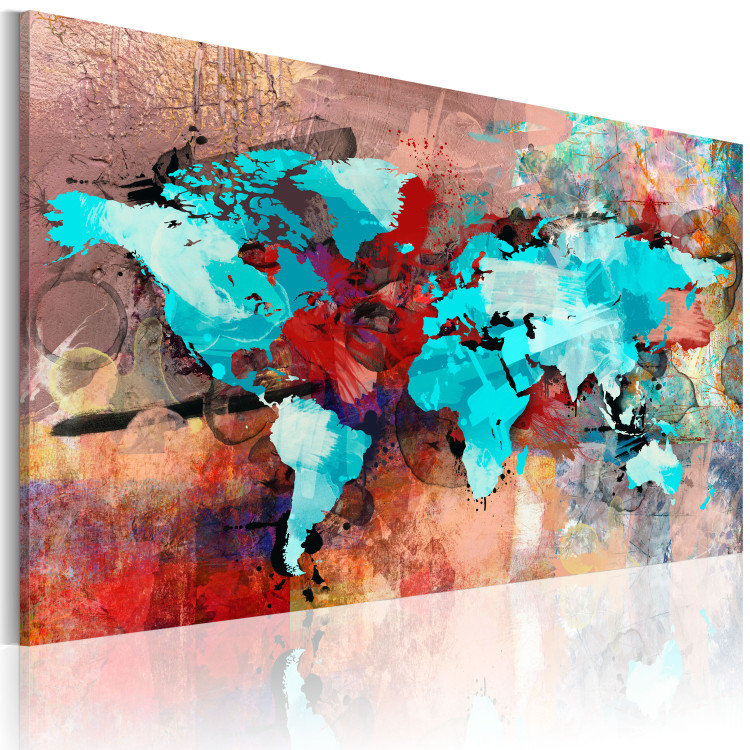 Canvas Turquoise continents 55436 additionalImage 2