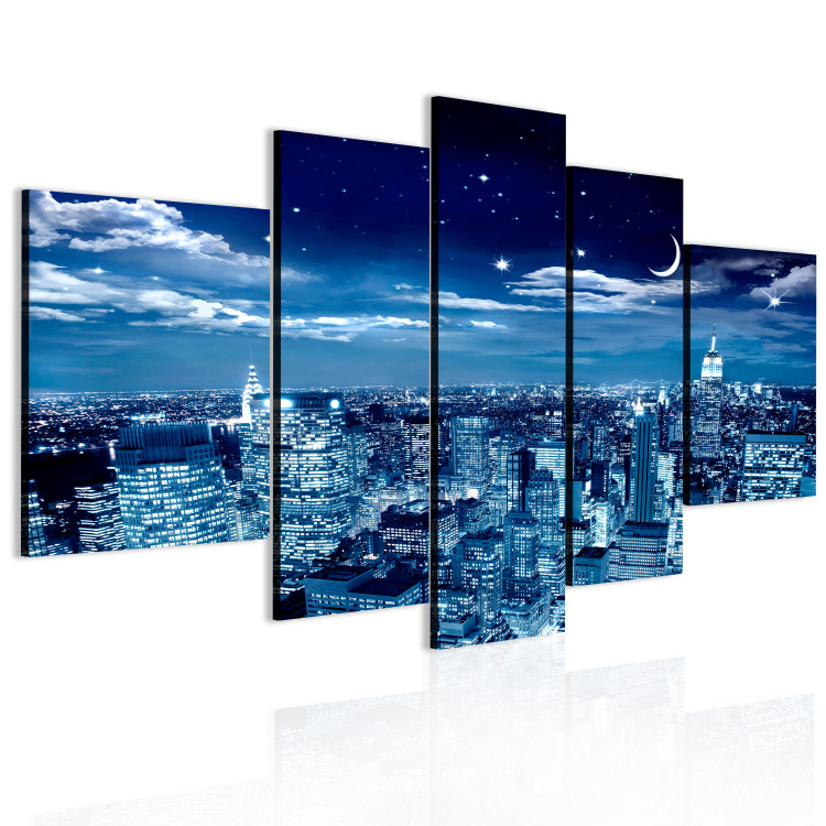 Canvas Print City at night 58436 additionalImage 2