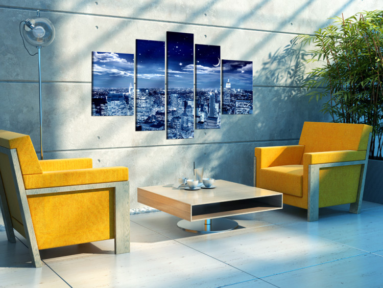 Canvas Print City at night 58436 additionalImage 3