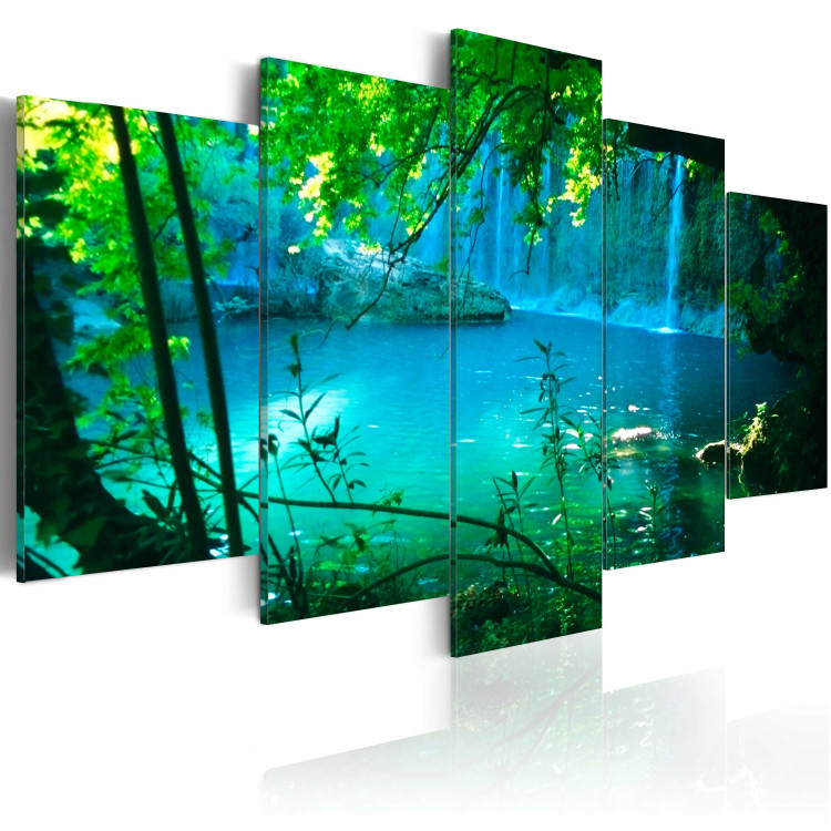 Canvas Print Turquoise seclusion 58536 additionalImage 2