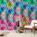 Modern Wallpaper Neon Knot 97636