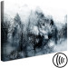 Canvas Print Mountain Predator (1 Part) Wide Black and White 108246 additionalThumb 6