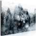 Canvas Print Mountain Predator (1 Part) Wide Black and White 108246 additionalThumb 2