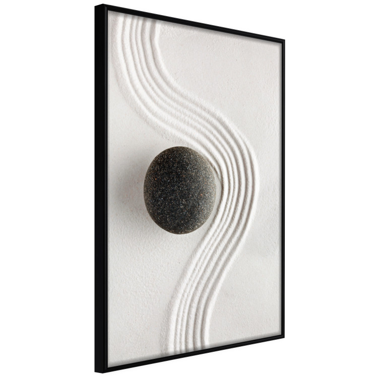 Poster Concentration - oriental composition with a stone on sand in Zen style 115046 additionalImage 12