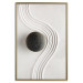 Poster Concentration - oriental composition with a stone on sand in Zen style 115046 additionalThumb 26