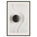Poster Concentration - oriental composition with a stone on sand in Zen style 115046 additionalThumb 18