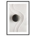 Poster Concentration - oriental composition with a stone on sand in Zen style 115046 additionalThumb 27