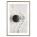 Poster Concentration - oriental composition with a stone on sand in Zen style 115046 additionalThumb 14