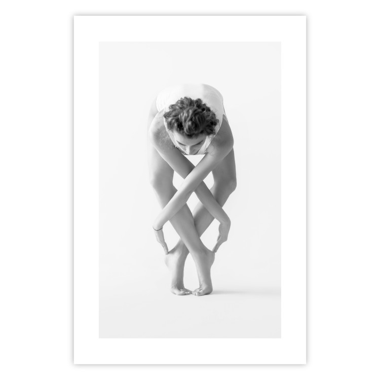Poster Ballet - unique grayscale composition with a woman's silhouette dancing 115146 additionalImage 18