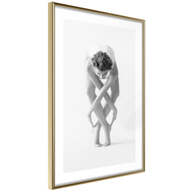 Poster Ballet - unique grayscale composition with a woman's silhouette dancing 115146 additionalImage 6