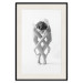 Poster Ballet - unique grayscale composition with a woman's silhouette dancing 115146 additionalThumb 25
