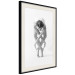 Poster Ballet - unique grayscale composition with a woman's silhouette dancing 115146 additionalThumb 3