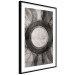Poster Scratched Metal - black and white abstract geometric composition 116546 additionalThumb 13