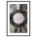 Poster Scratched Metal - black and white abstract geometric composition 116546 additionalThumb 15