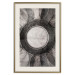 Poster Scratched Metal - black and white abstract geometric composition 116546 additionalThumb 20