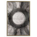 Poster Scratched Metal - black and white abstract geometric composition 116546 additionalThumb 20