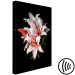 Canvas White Lilies (1-part) - Flower Beauty in Nature's Dim Light 117246 additionalThumb 6
