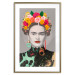 Wall Poster Majestic Frida - modern landscape of a woman with colorful flowers 118146 additionalThumb 14