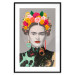Wall Poster Majestic Frida - modern landscape of a woman with colorful flowers 118146 additionalThumb 15