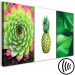 Canvas Print Tropical nature - triptych with green plants and pineapple fruit 118446 additionalThumb 6
