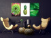 Canvas Print Tropical nature - triptych with green plants and pineapple fruit 118446 additionalThumb 3