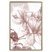 Wall Poster Magnolia World - botanical composition with flowers in brown tones 119046 additionalThumb 20
