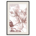 Wall Poster Magnolia World - botanical composition with flowers in brown tones 119046 additionalThumb 18