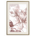 Wall Poster Magnolia World - botanical composition with flowers in brown tones 119046 additionalThumb 19