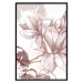 Wall Poster Magnolia World - botanical composition with flowers in brown tones 119046 additionalThumb 18