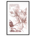 Wall Poster Magnolia World - botanical composition with flowers in brown tones 119046 additionalThumb 17