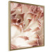 Poster Gentle Touch - floral motif of flowers with a light red texture 122646 additionalThumb 14