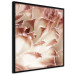 Poster Gentle Touch - floral motif of flowers with a light red texture 122646 additionalThumb 10