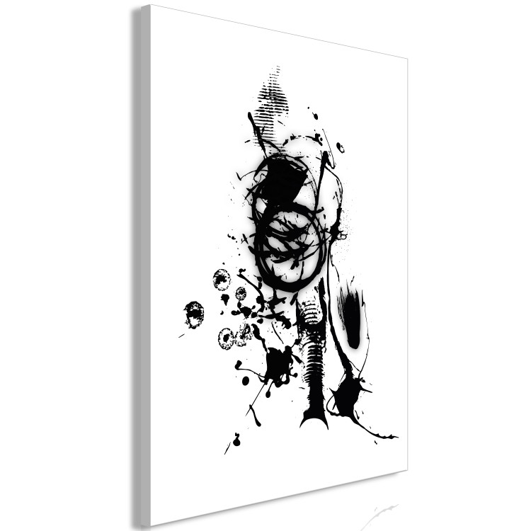 Canvas Print Minimalism in Art (1-part) - Black and White Abstract Forms 122746 additionalImage 2