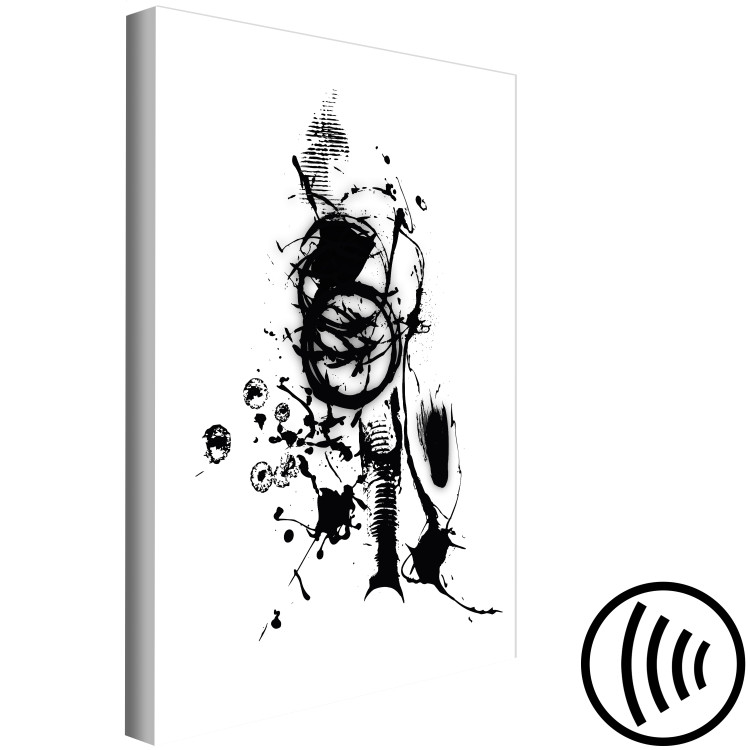 Canvas Print Minimalism in Art (1-part) - Black and White Abstract Forms 122746 additionalImage 6