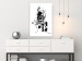 Canvas Print Minimalism in Art (1-part) - Black and White Abstract Forms 122746 additionalThumb 3