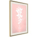 Poster Fly High! - English texts with white butterflies on a pink background 122946 additionalThumb 2