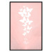 Poster Fly High! - English texts with white butterflies on a pink background 122946 additionalThumb 24
