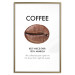 Wall Poster Coffee - Best Niece Ever - black English text and coffee bean 123346 additionalThumb 14