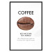 Wall Poster Coffee - Best Niece Ever - black English text and coffee bean 123346 additionalThumb 15