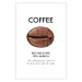 Wall Poster Coffee - Best Niece Ever - black English text and coffee bean 123346 additionalThumb 19