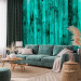 Modern Wallpaper Wooden Emerald 123946