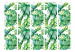Room Divider Screen Jungle Leaves II (5-piece) - pattern of tropical green plants 124246 additionalThumb 3