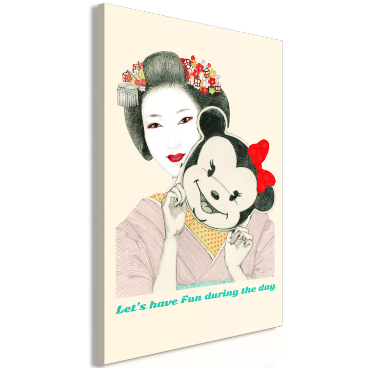 Canvas Print Funny Geiko (1 Part) Vertical 126846 additionalImage 2