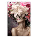 Wall Poster Scent of Dreams - woman with flowers on her head in an abstract motif 127246