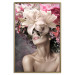 Wall Poster Scent of Dreams - woman with flowers on her head in an abstract motif 127246 additionalThumb 17
