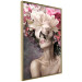 Wall Poster Scent of Dreams - woman with flowers on her head in an abstract motif 127246 additionalThumb 12